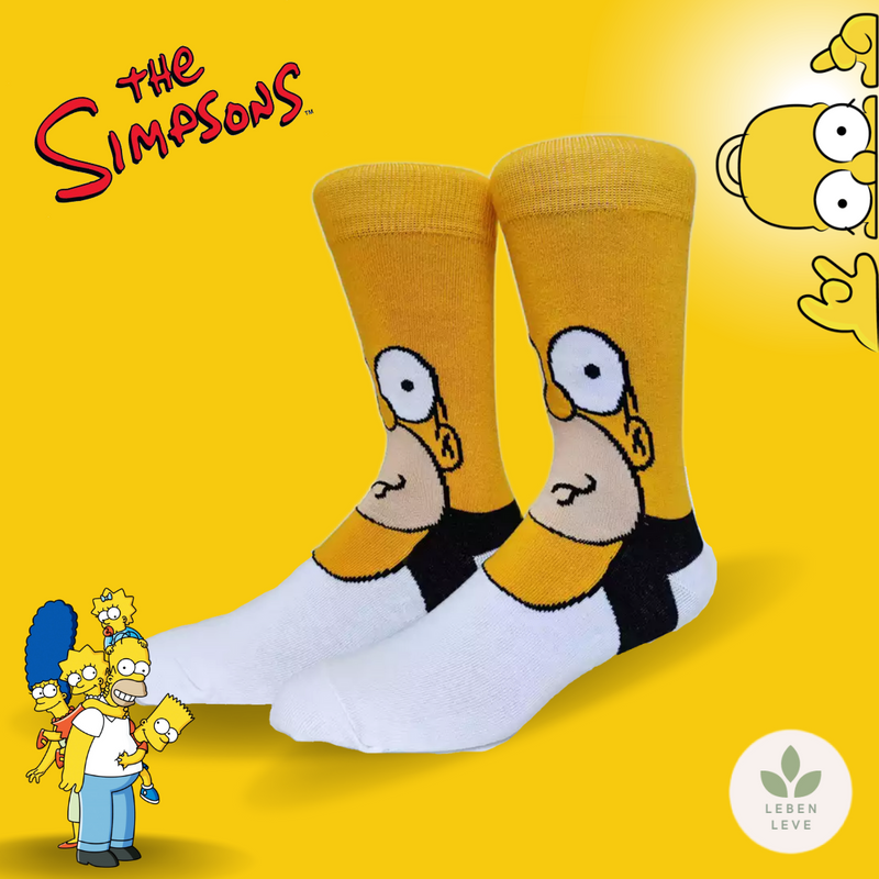 Kit 8 Meias Simpsons Sortidas