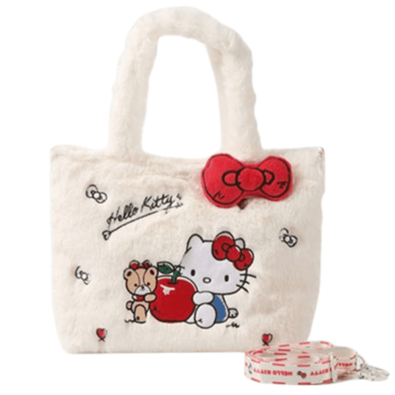 Bolsinha Pelúcia Hello Kitty
