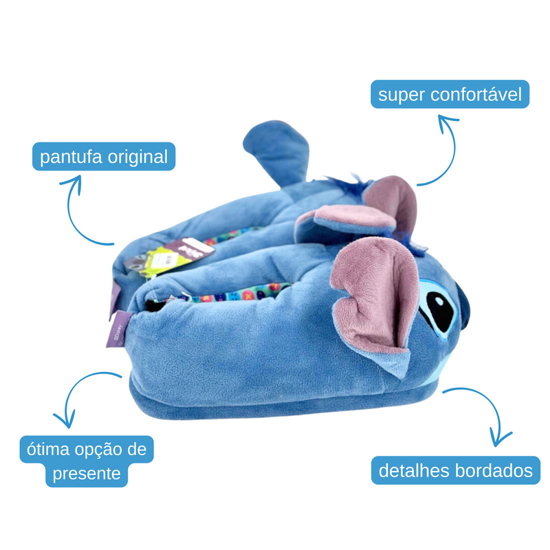 Pantufa Stitch Confortável