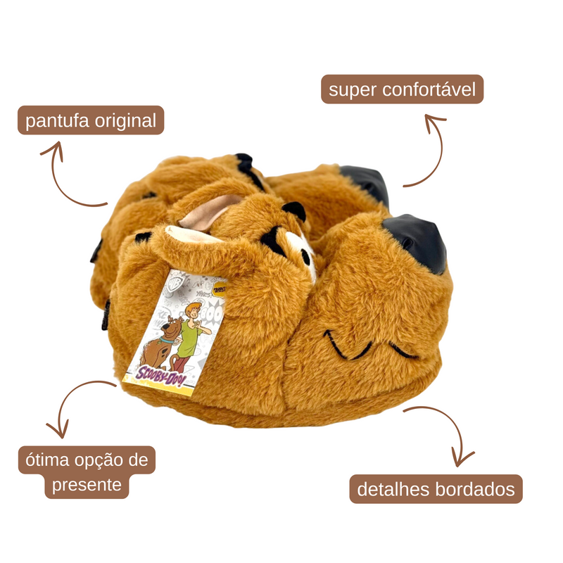 Pantufa Scooby Doo Confortável