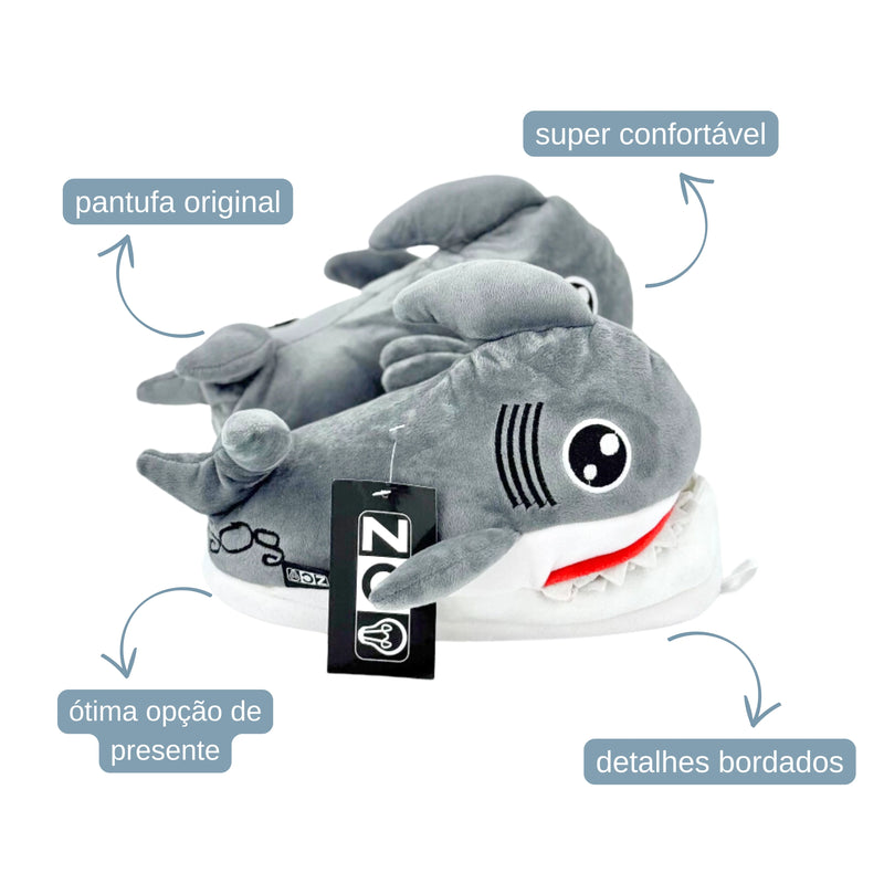 Pantufa Tubarão Confortável