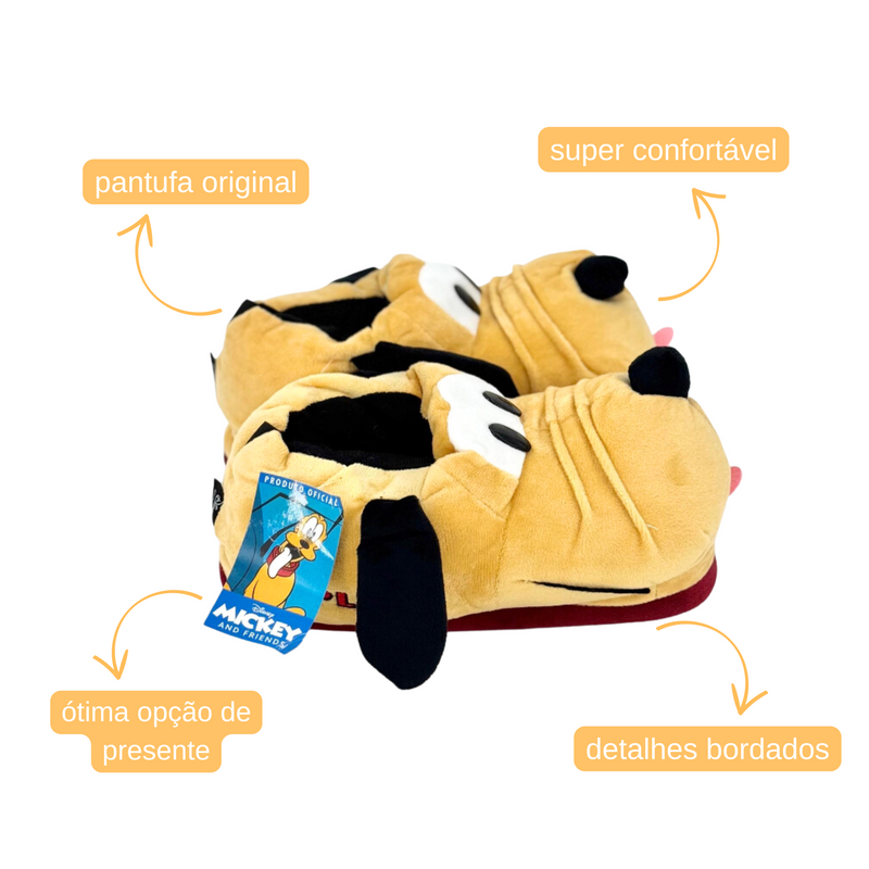 Pantufa Pluto Confortável