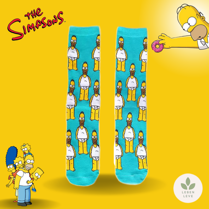 Kit 8 Meias Simpsons Sortidas
