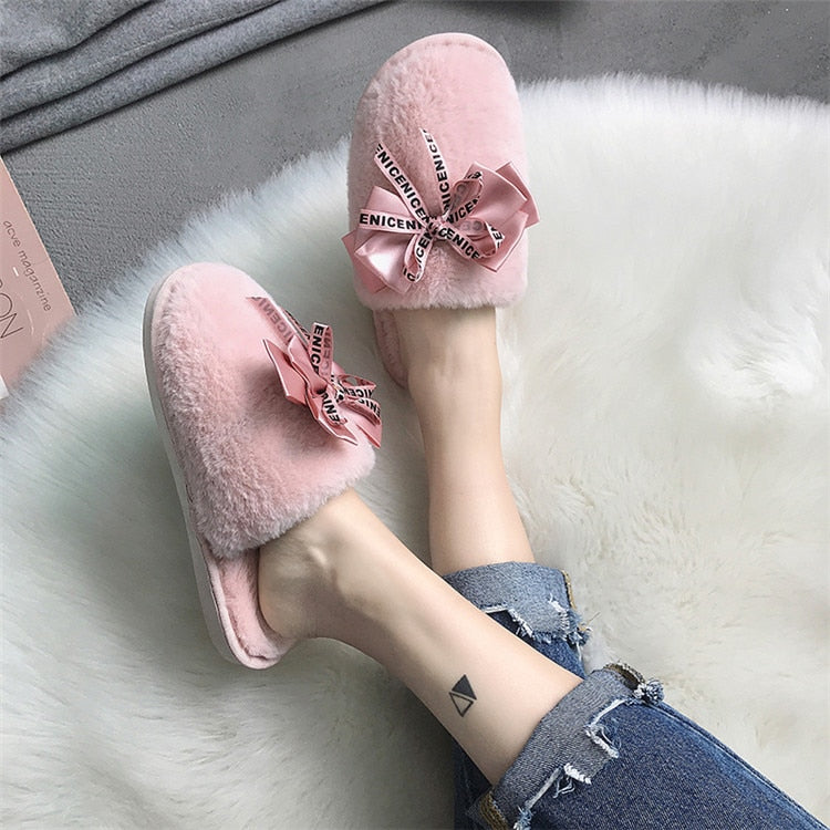Pantufa com Lacinho Isa - Solado Antiderrapante