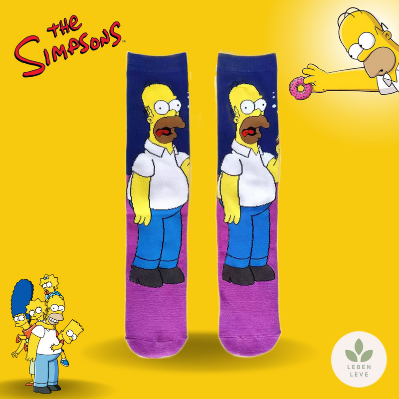 Kit 8 Meias Simpsons Sortidas