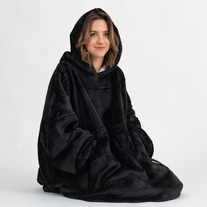Cobertor Vestível Preto