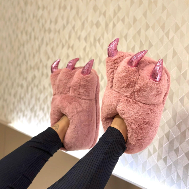 Pantufa Pata Rosa Confortável