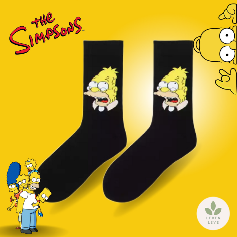 Kit 8 Meias Simpsons Sortidas