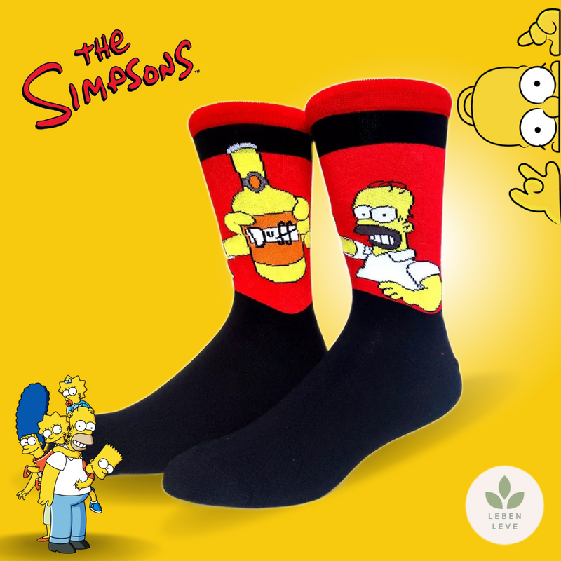 Kit 8 Meias Simpsons Sortidas