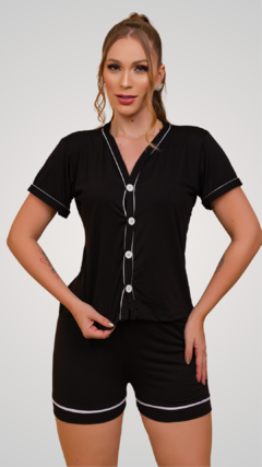 PIJAMA AMERICANO - PRETO