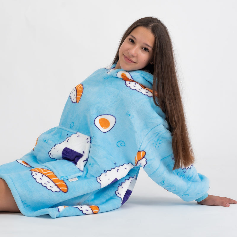 Cobertor Vestível Sushi kids