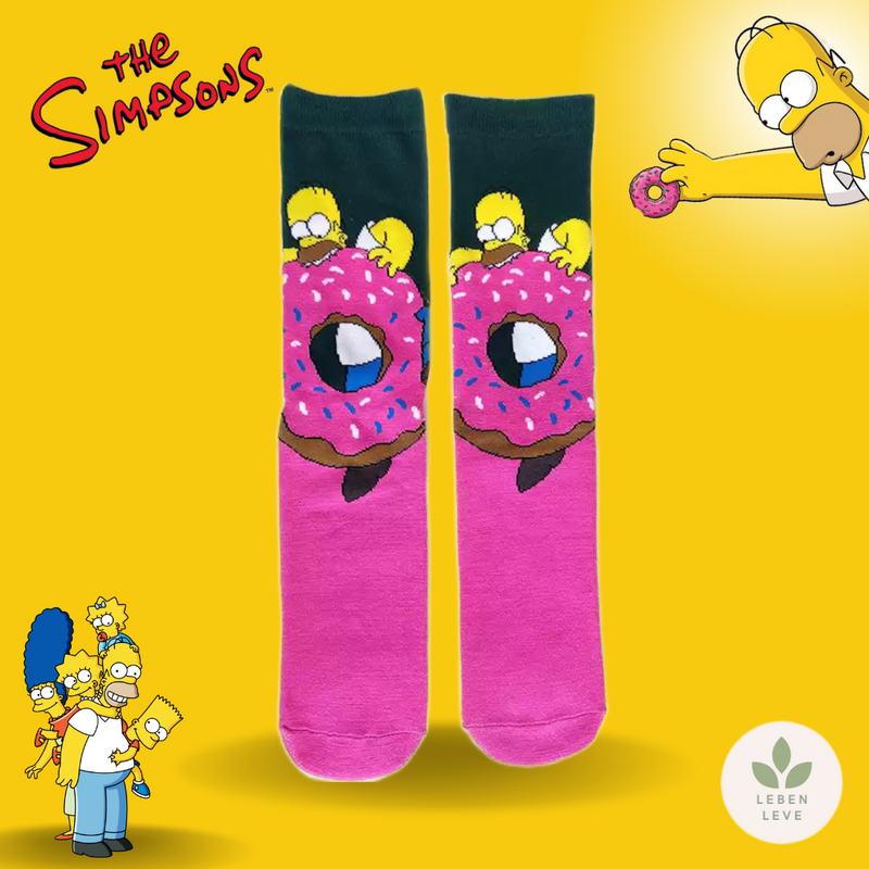 Kit 8 Meias Simpsons Sortidas