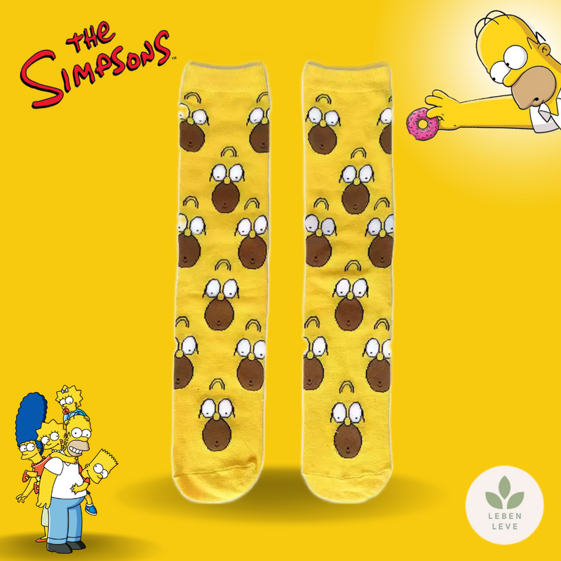 Kit 8 Meias Simpsons Sortidas