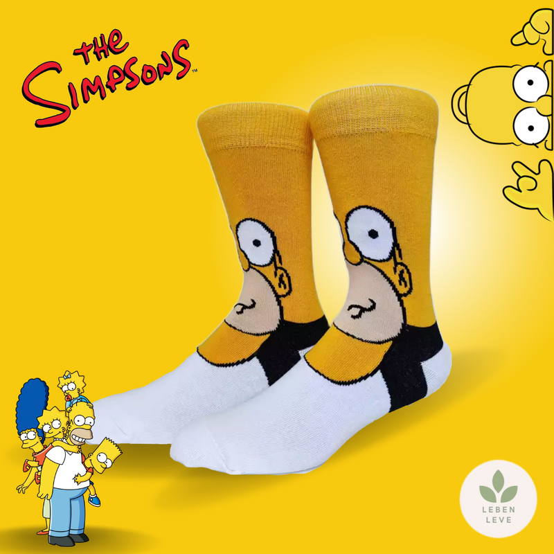 Kit 8 Meias Simpsons Sortidas