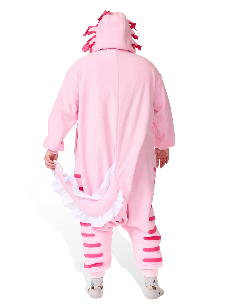 Traje de Axolotl Kigurumi para Adultos
