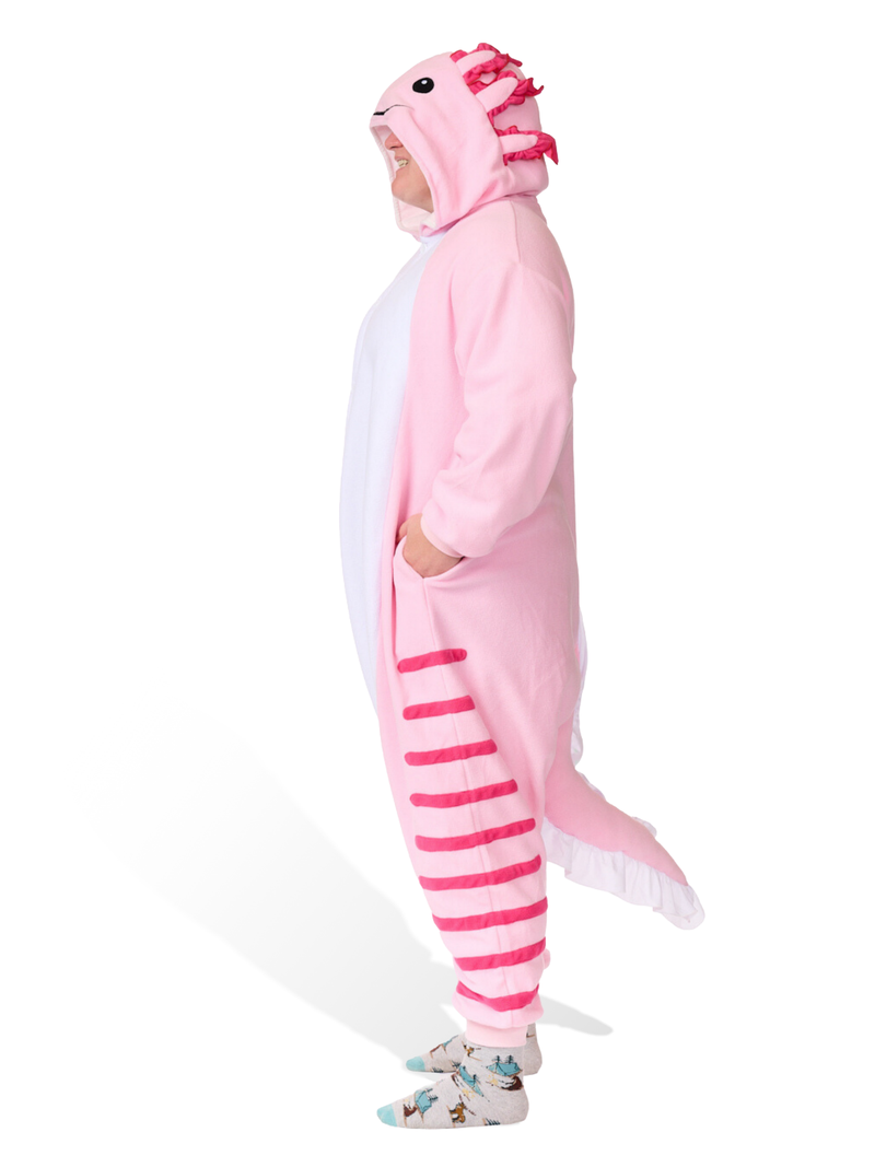 Traje de Axolotl Kigurumi para Adultos