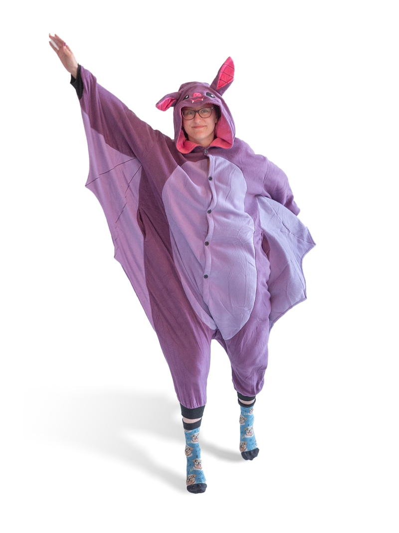 Traje de Morcego Kigurumi para Adulto