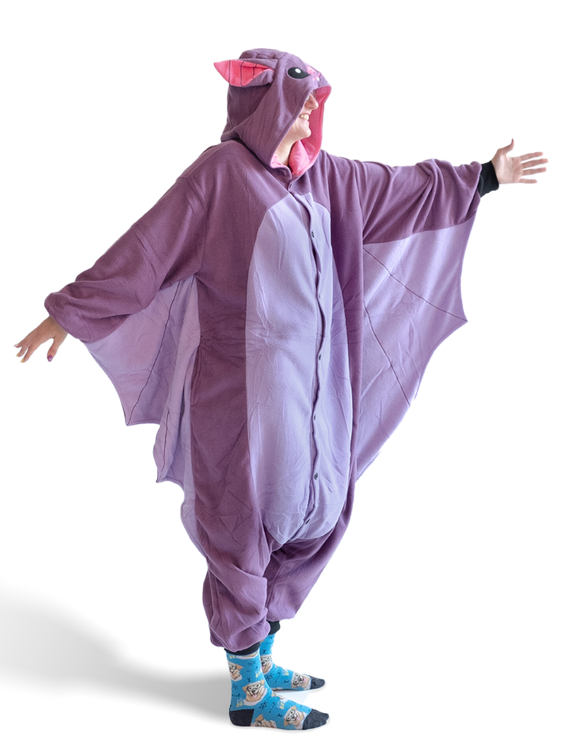 Traje de Morcego Kigurumi para Adulto