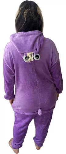 Piadas de Monstro Pelo Roxo Kigurumi