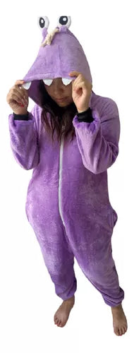 Piadas de Monstro Pelo Roxo Kigurumi