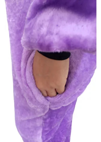 Piadas de Monstro Pelo Roxo Kigurumi
