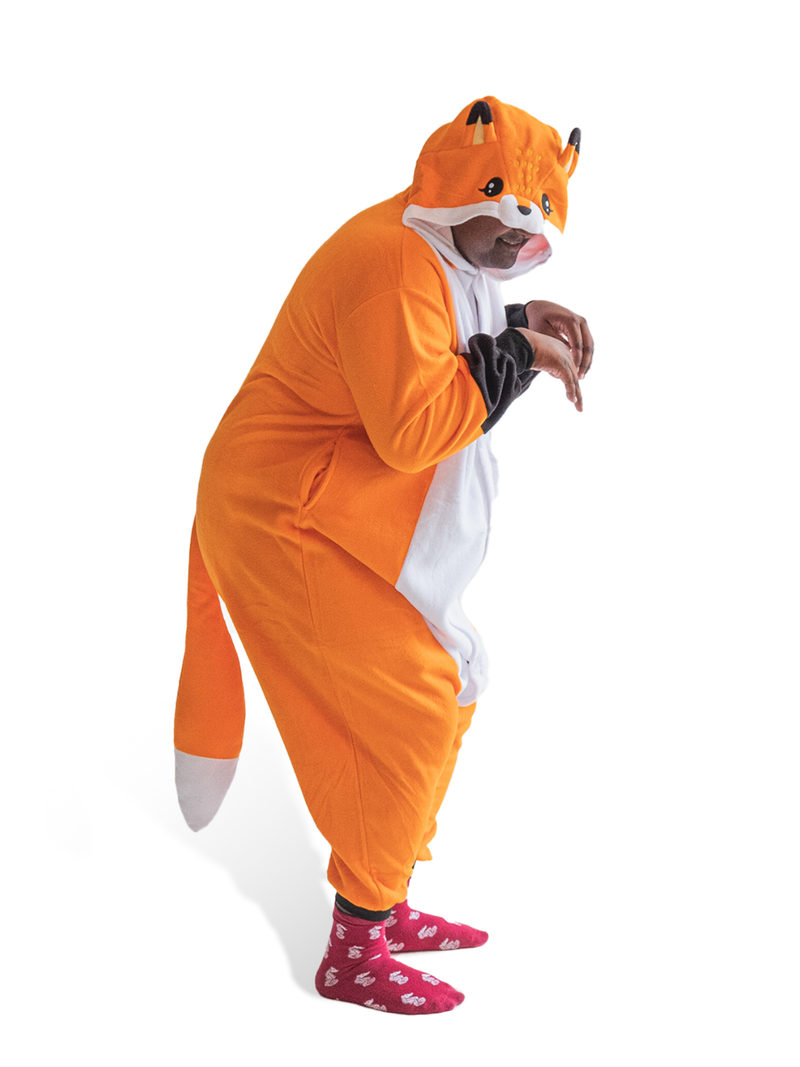 Traje de Raposa Kigurumi para Adultos