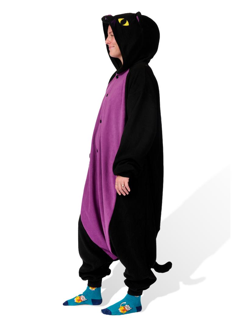 Fantasia de Gato Meia-Noite Kigurumi