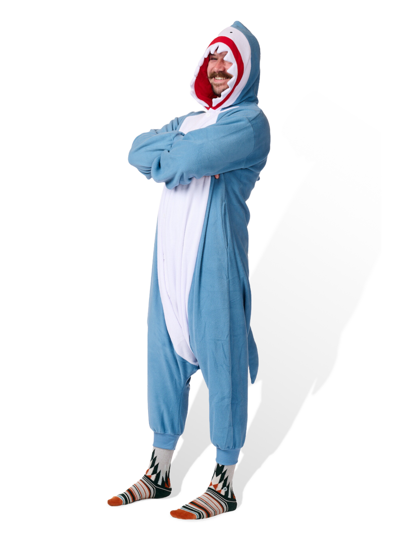 Traje de Tubarão Kigurumi para Adulto