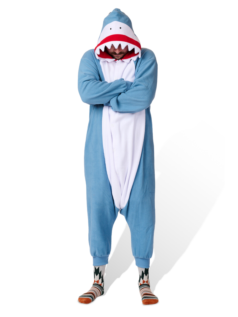 Traje de Tubarão Kigurumi para Adulto