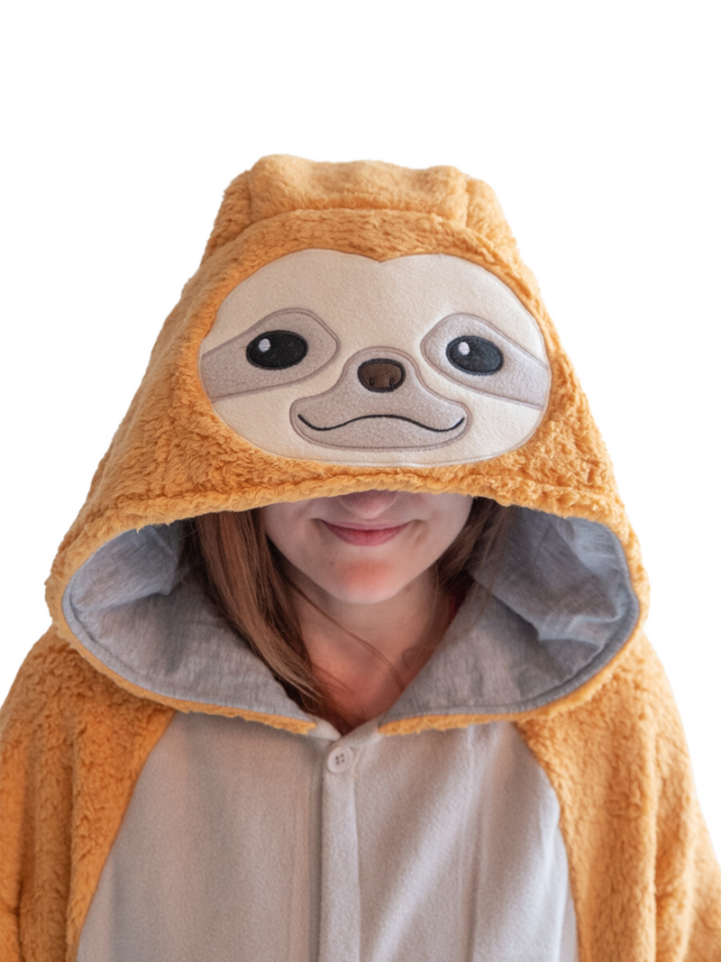 Macaco Preguiça Kigurumi para Adultos