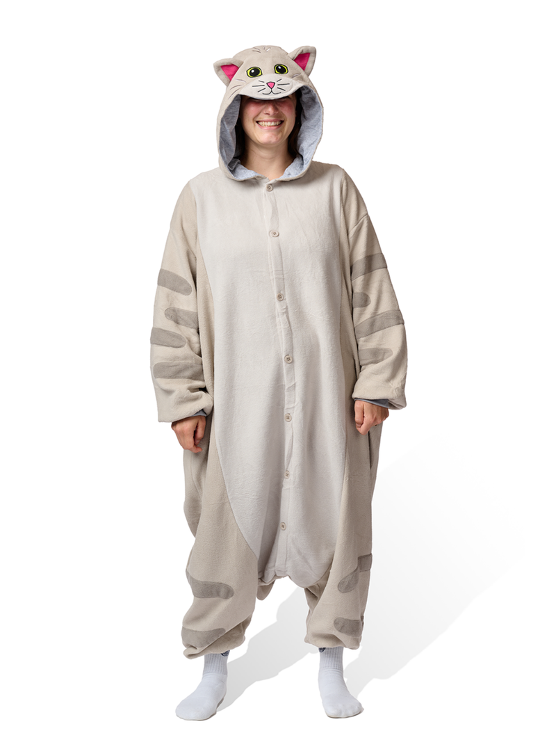 Traje de Gato Tabby para Adultos