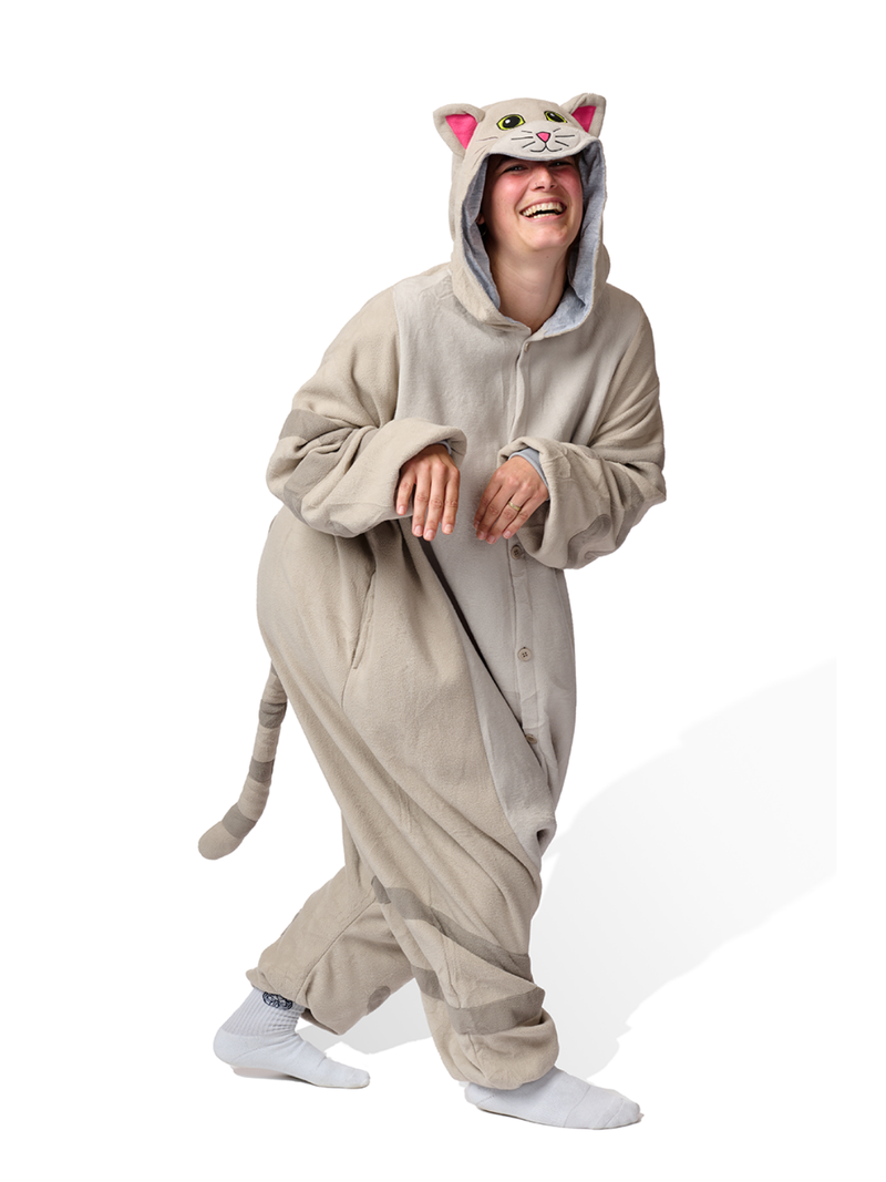 Traje de Gato Tabby para Adultos