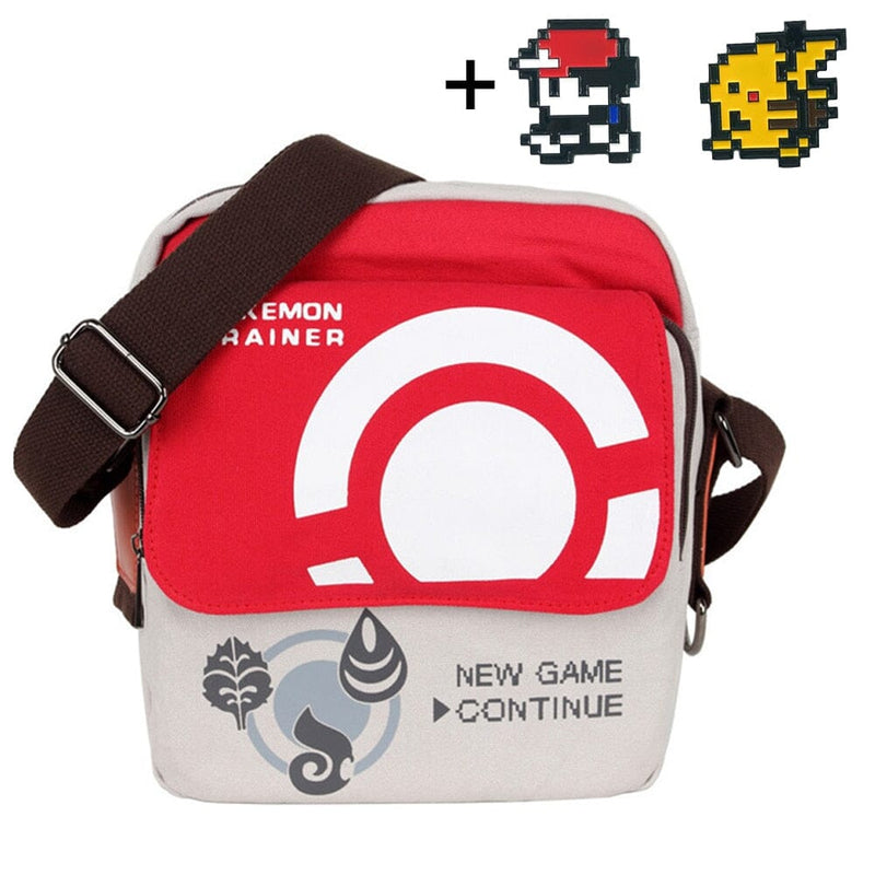 Bolsa de Ombro Trainer + Pin Pixel Art