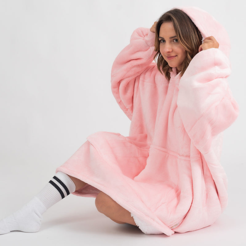 Cobertor Vestível Rosa