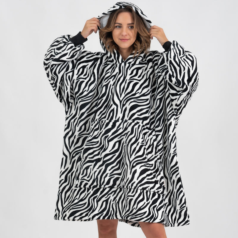Cobertor Vestível Zebra
