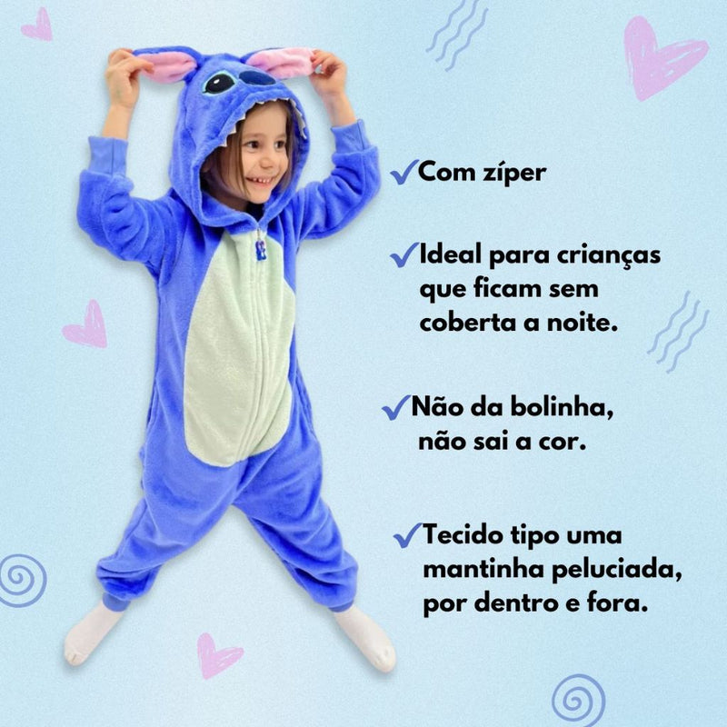 Pijama Infantil Stitch Fofinho