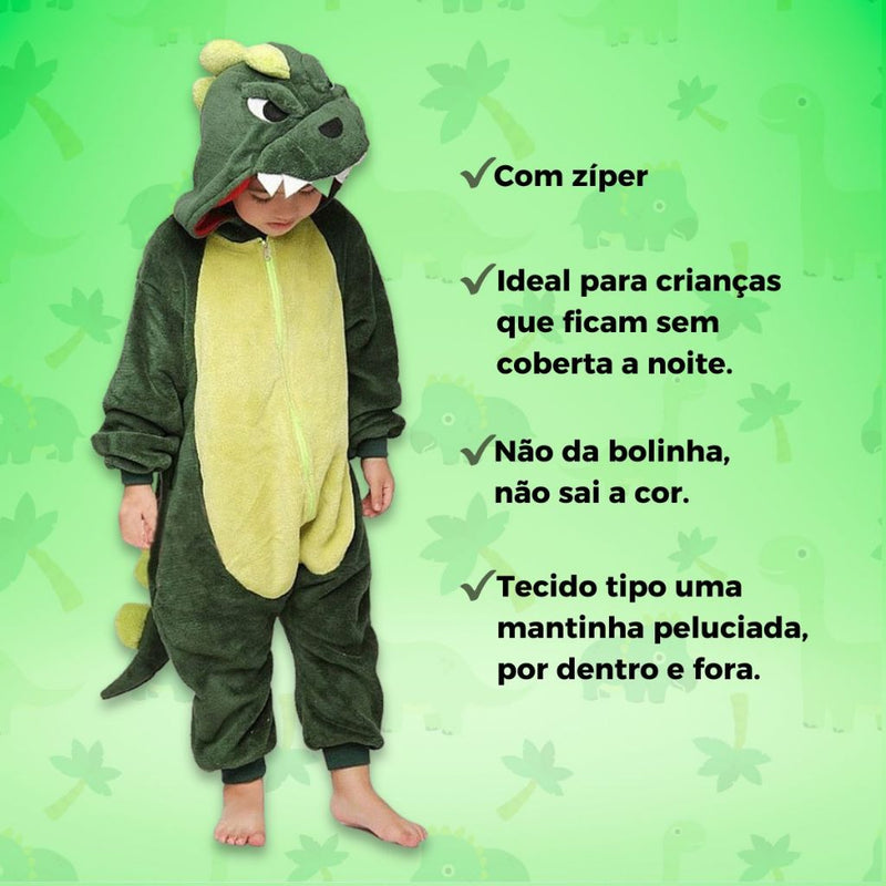Pijama de Dino Kigurumi Infantil
