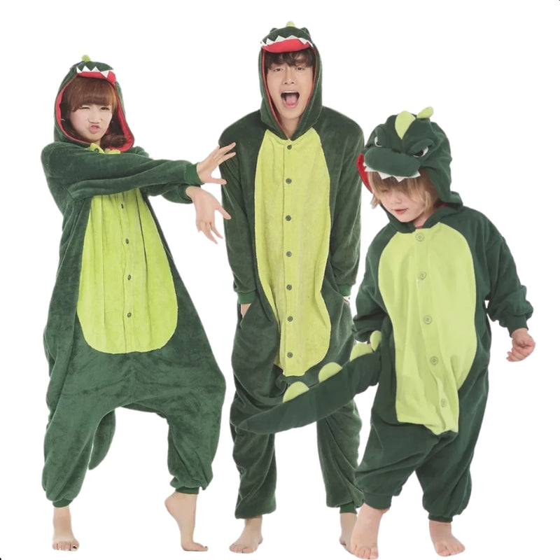 Pijama Cosplay Unicórnio Dinossauro