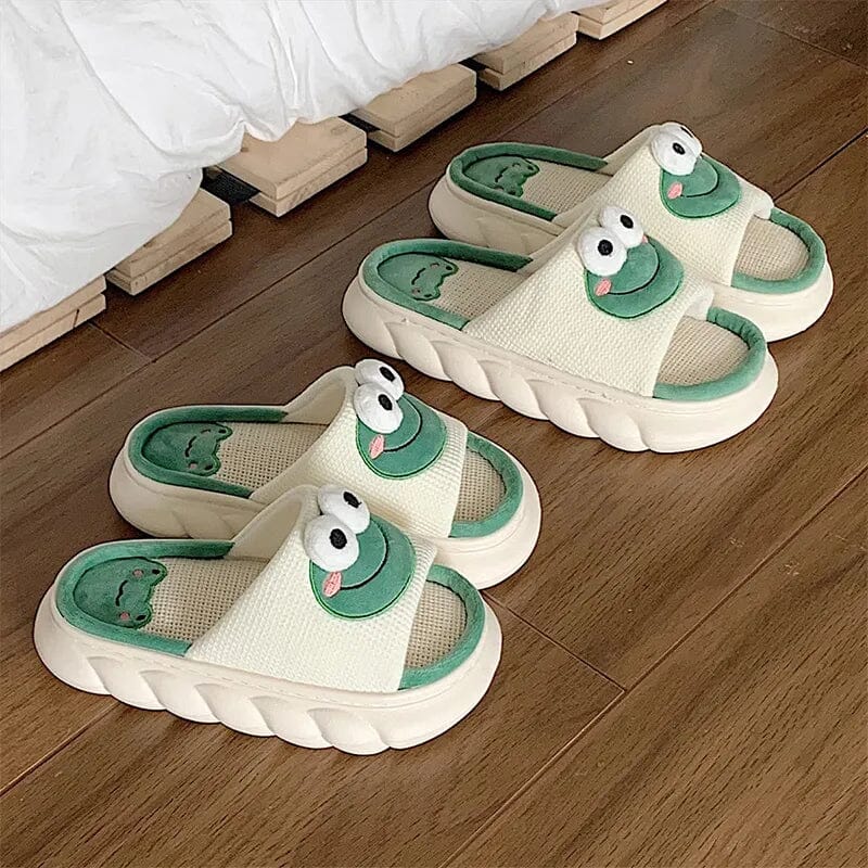 Chinelo de Sapo Estilo Kawaii