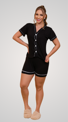 PIJAMA AMERICANO - PRETO