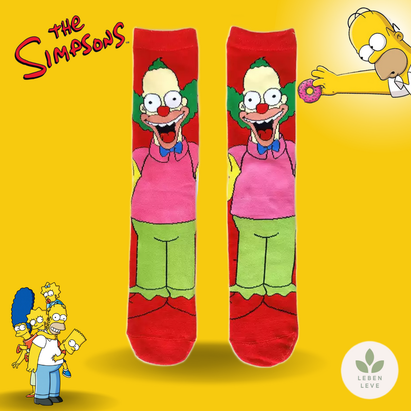 Kit 8 Meias Simpsons Sortidas