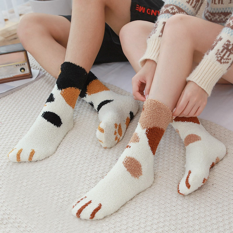 Meias Patas de Gatos- 3 pares