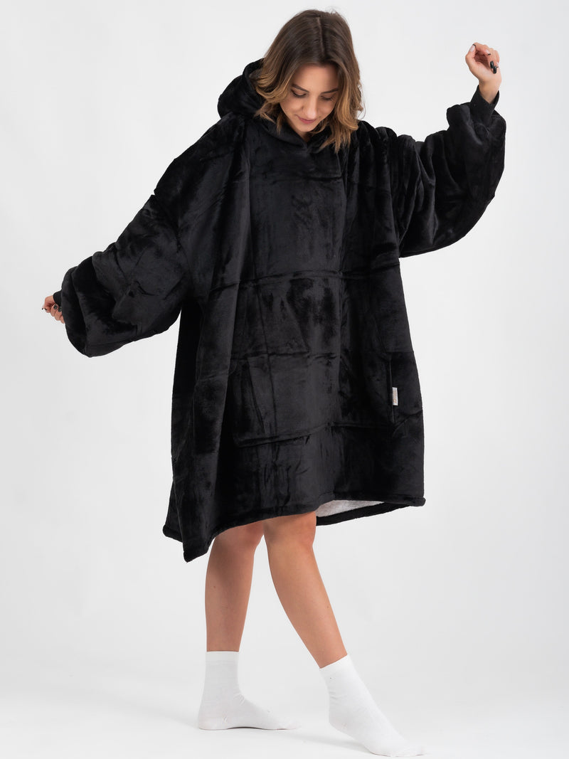 Cobertor Vestível Preto