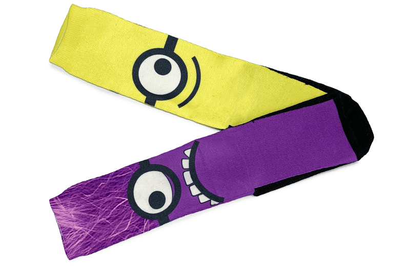 Meia Infantil Minions Roxo