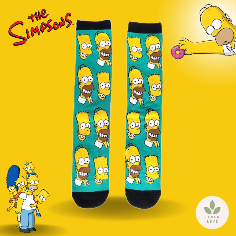 Kit 8 Meias Simpsons Sortidas