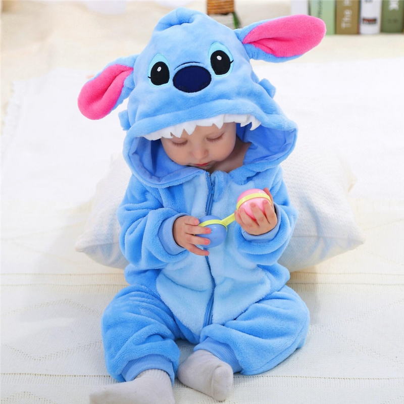 Pijama-Fantasia de Bichinhos de Plush para Bebês