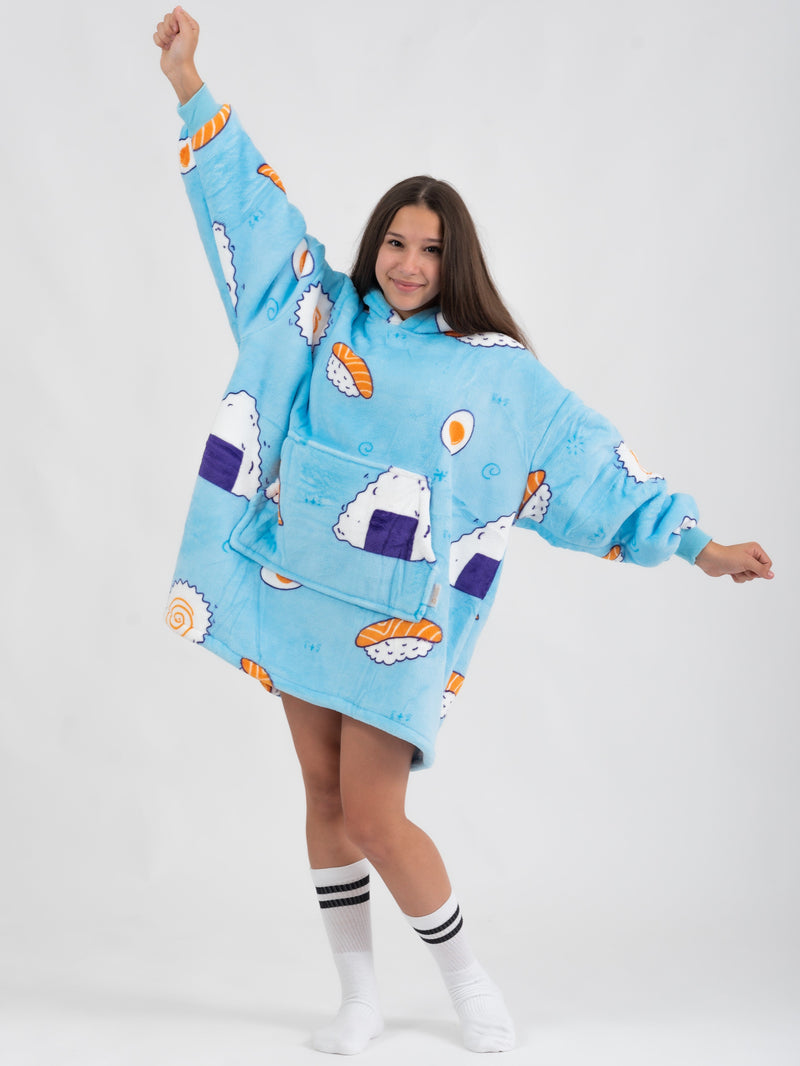 Cobertor Vestível Sushi kids