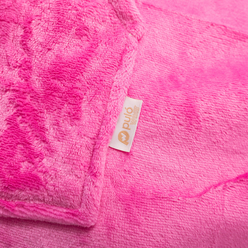 Cobertor Vestível Rosa Choque