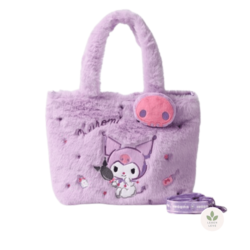 Bolsinha Pelúcia Hello Kitty