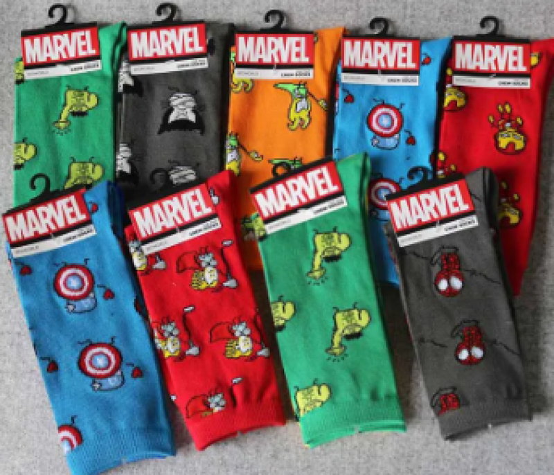 Meias Diversas - Marvel
